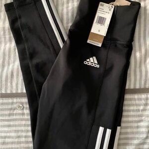Adidas Black Leggings Adult Small